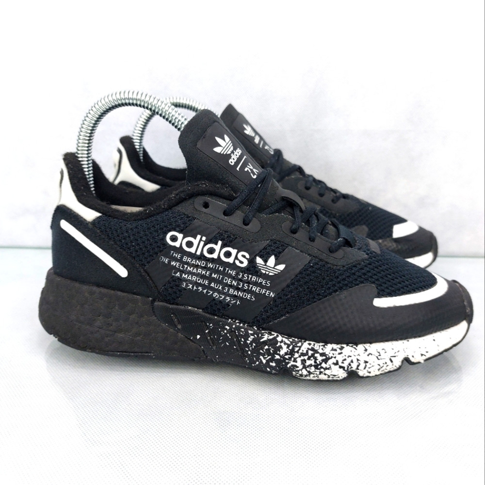 Adidas ZX 1K Boost FX6510 White Casual Shoes Sneakers Size 5 Womens 6.5